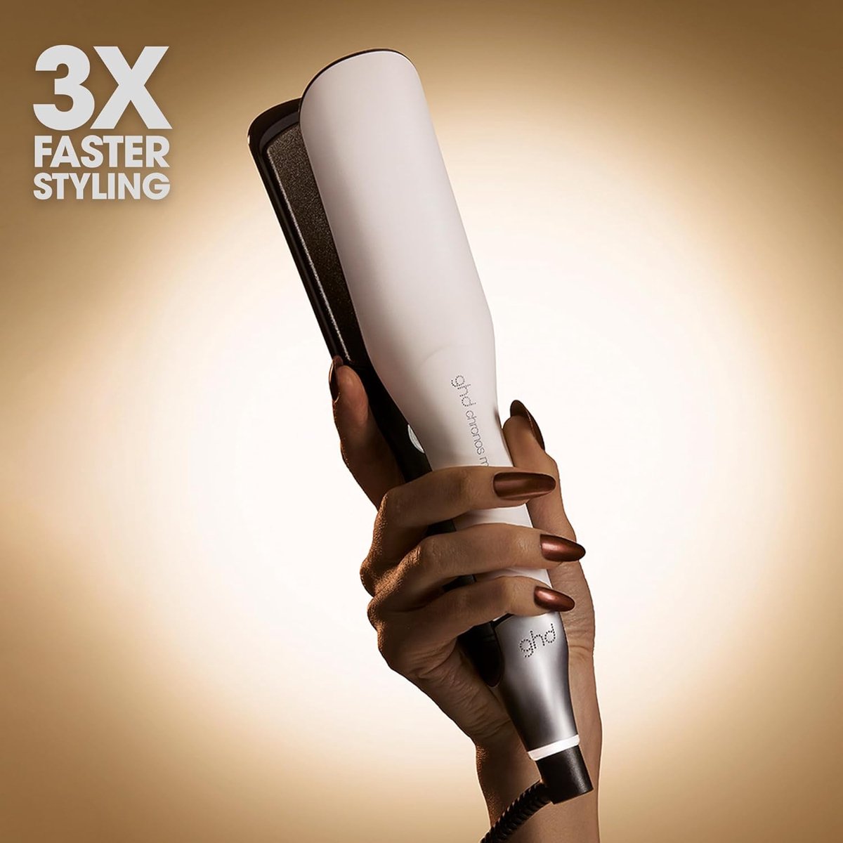 Thijox - Professionele Stijltang met Bredere Platen - GHD Chronos Max - 85% Bredere Stylingplaten - Snelle Haarstylingsoplossing voor Lang, Dik en Kru thumbnail 3