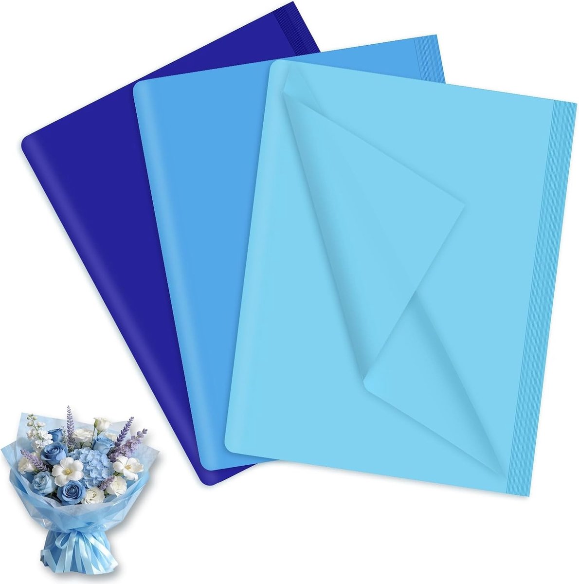 Zijden Papieren Vellen - Wit - 50 x 30 cm - Verpakkingspapier voor Cadeaus - Voor Decoratie en Doe-Het-Zelf