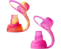 ChooMee SoftSip Food Pouch Tops - 100% Silicone - 2 CT - ShopVlot