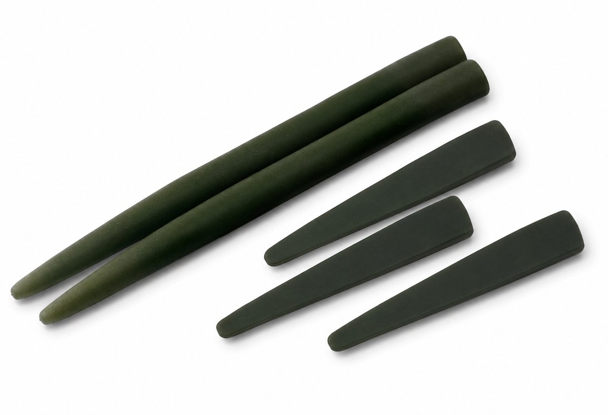 Rigsolutions Tungsten Anti Tangle Sleeves Dark Grey voor karpermontages Short