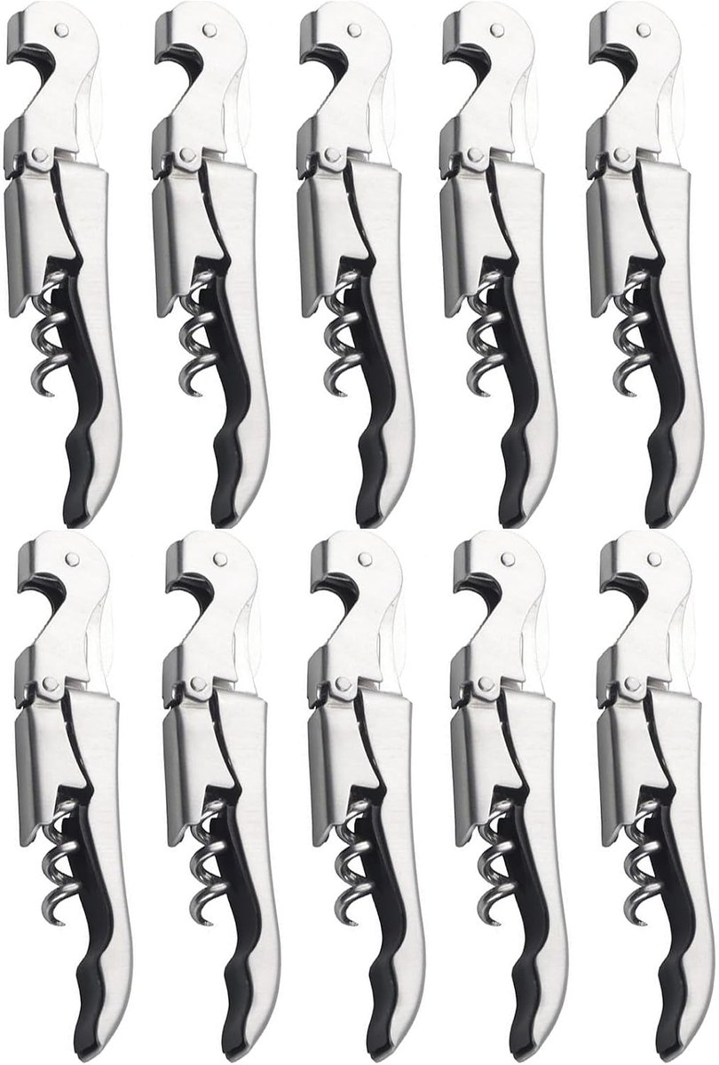 Professional Kellner Cork Puller Wine Opener, Stainless Steel Hinges Wine Key, Foldable Tooth Foil Cutter Key for - ShopVlot