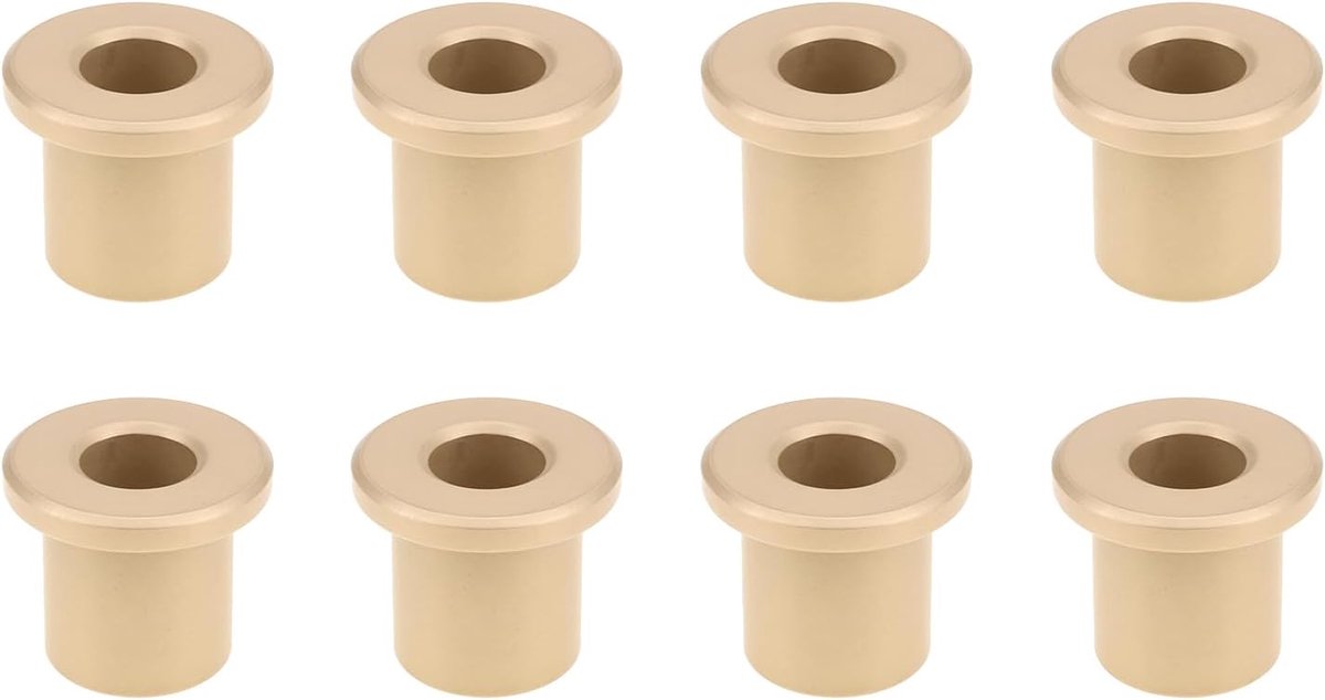 Koper koker bushings 6mm - 10mm OD - met flens - soepele bediening - ShopVlot