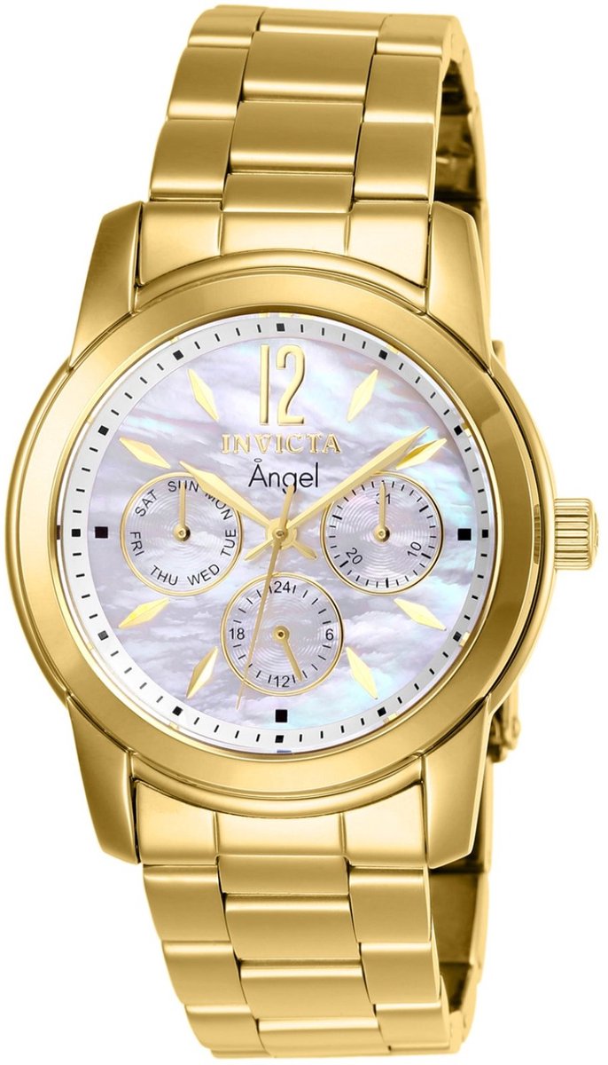 Invicta Angel 0465 Dames Quartz Horloge - 38 mm