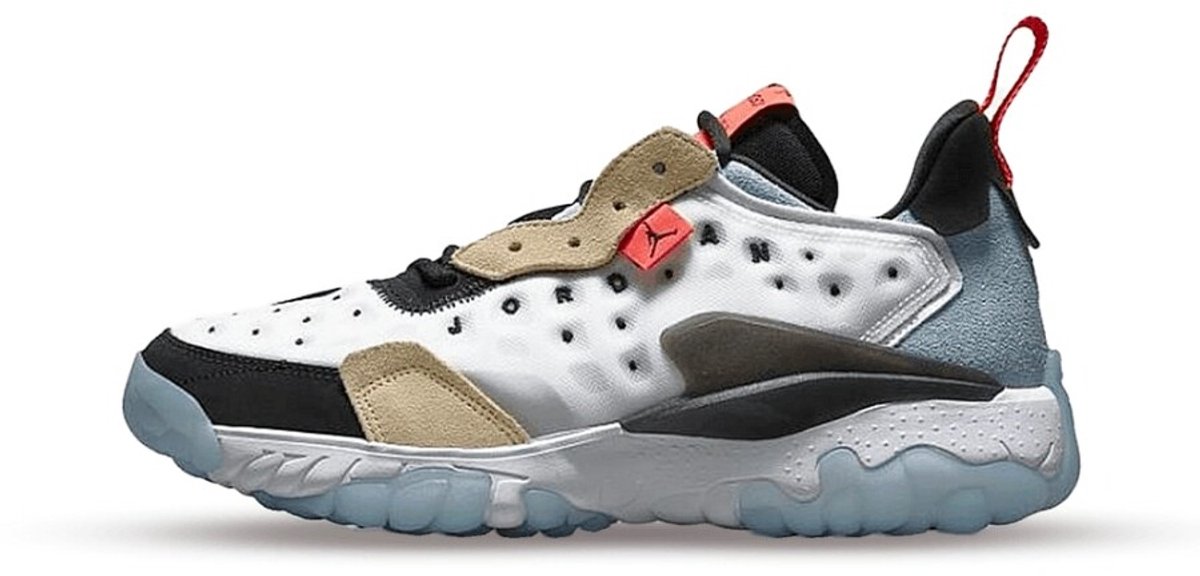 Air Jordan Delta 2 White Black Tan Infrared - Maat 44