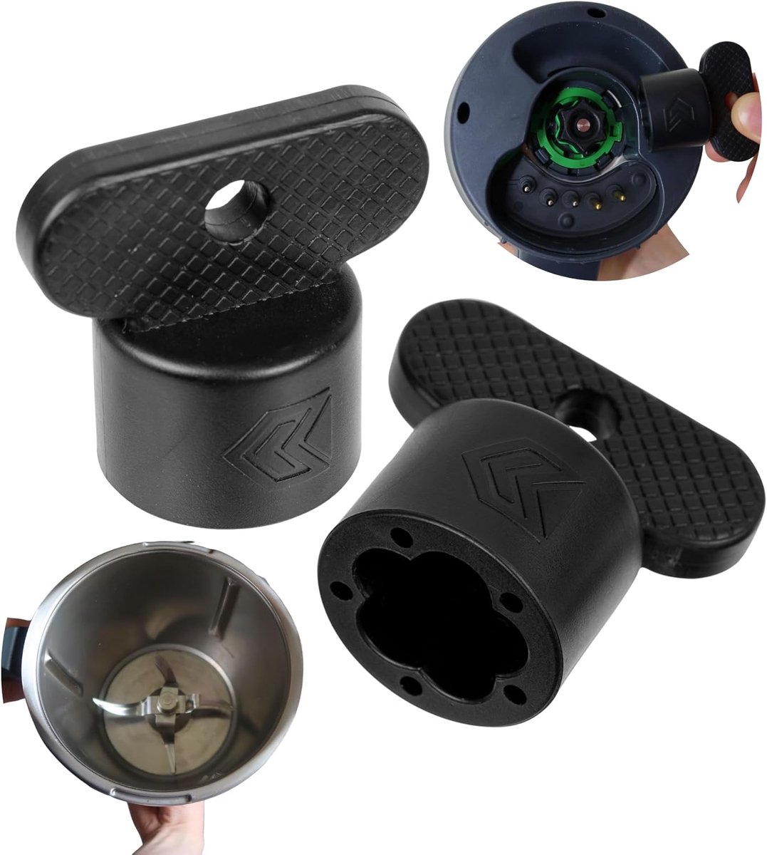 Deegafsteker voor Keukenmachine - 2 Stuks - Geschikt voor Thermomix TM5 TM6 - Eenvoudig deeg losmaken - ShopVlot
