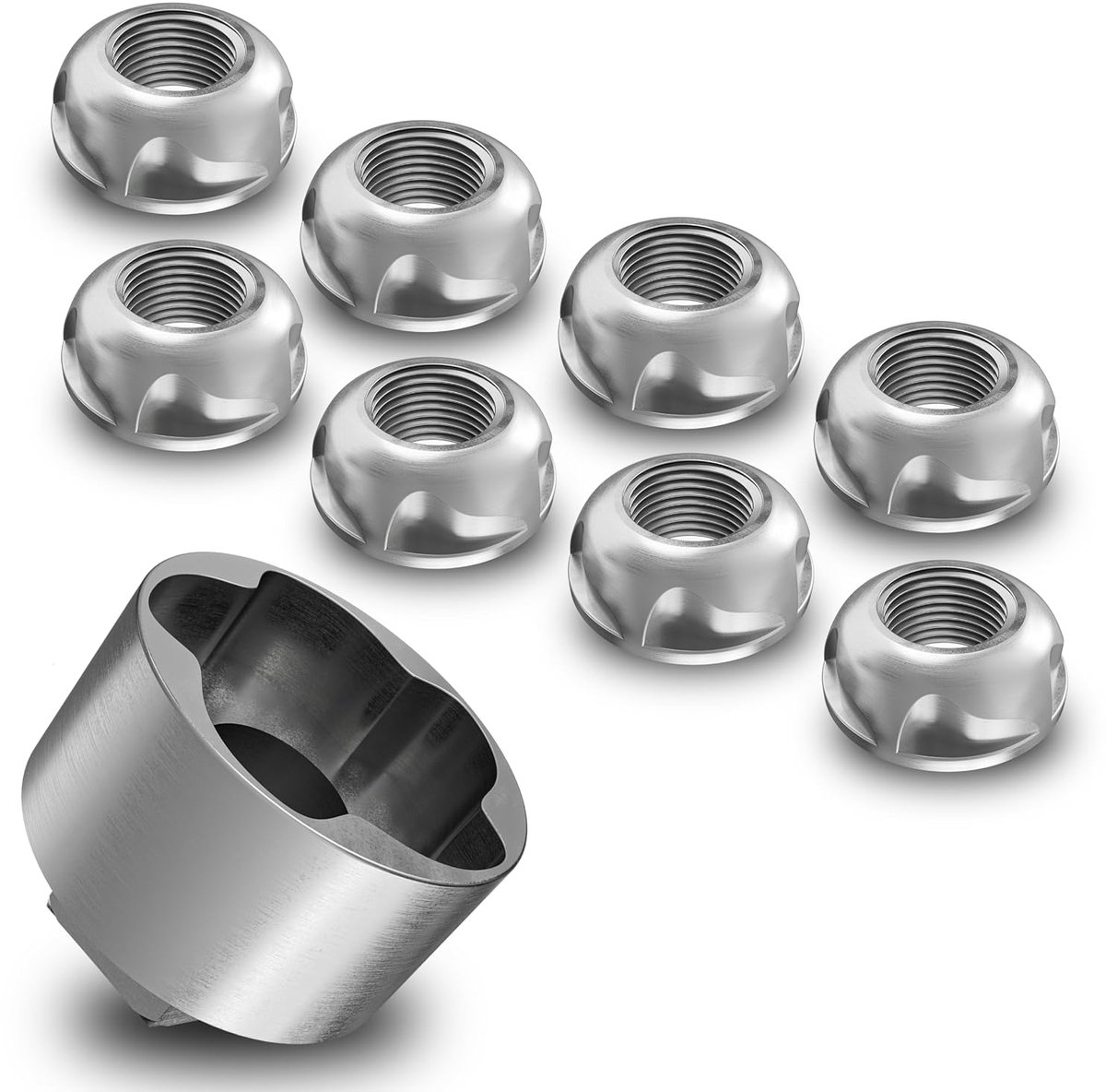 Anti-Theft Nuts Anti-Theft Security Nut Nut Lock Theft Protection Anti-Theft Protection M6 M8 M10 M12 Stainless Steel - ShopVlot