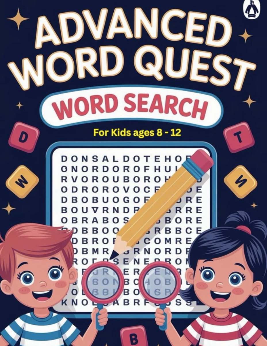 ADVANCED WORD QUEST: WORD SEARCH PUZZLE BOOK FOR KIDS AGES 8 - 12 - ShopVlot