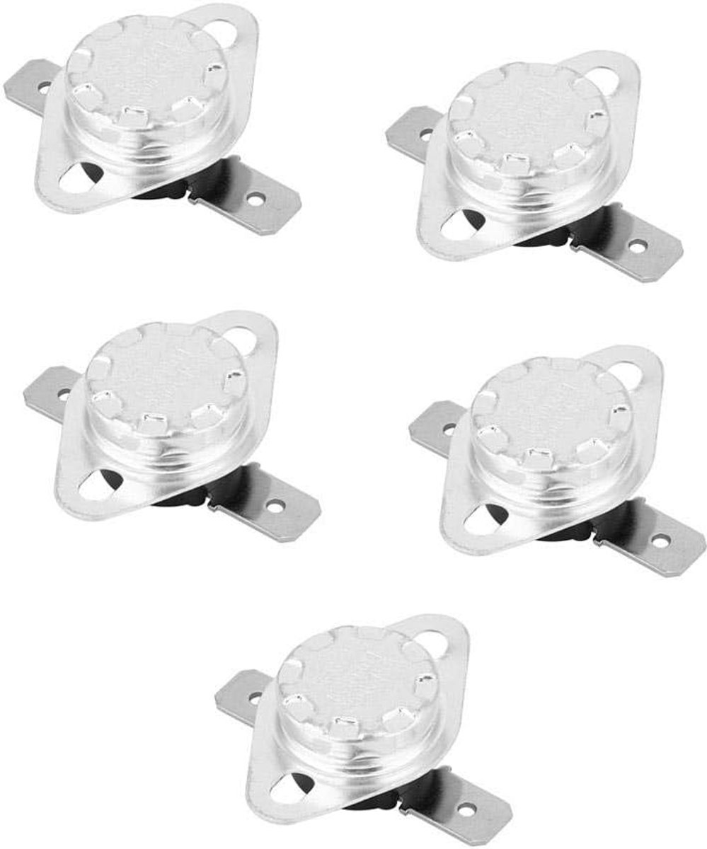 Thermostaat KSD301 5 stuks 250V 15A - Temperatuurregeling 40°C - 150°C - Geschikt voor diverse toepassingen - ShopVlot