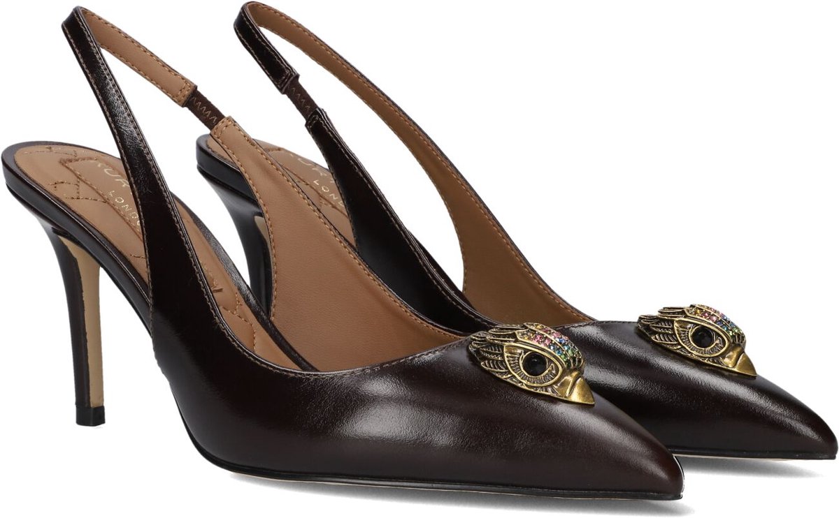 Kurt Geiger London Belgravia High Sling Hakken Dames - Bruin - Maat 40