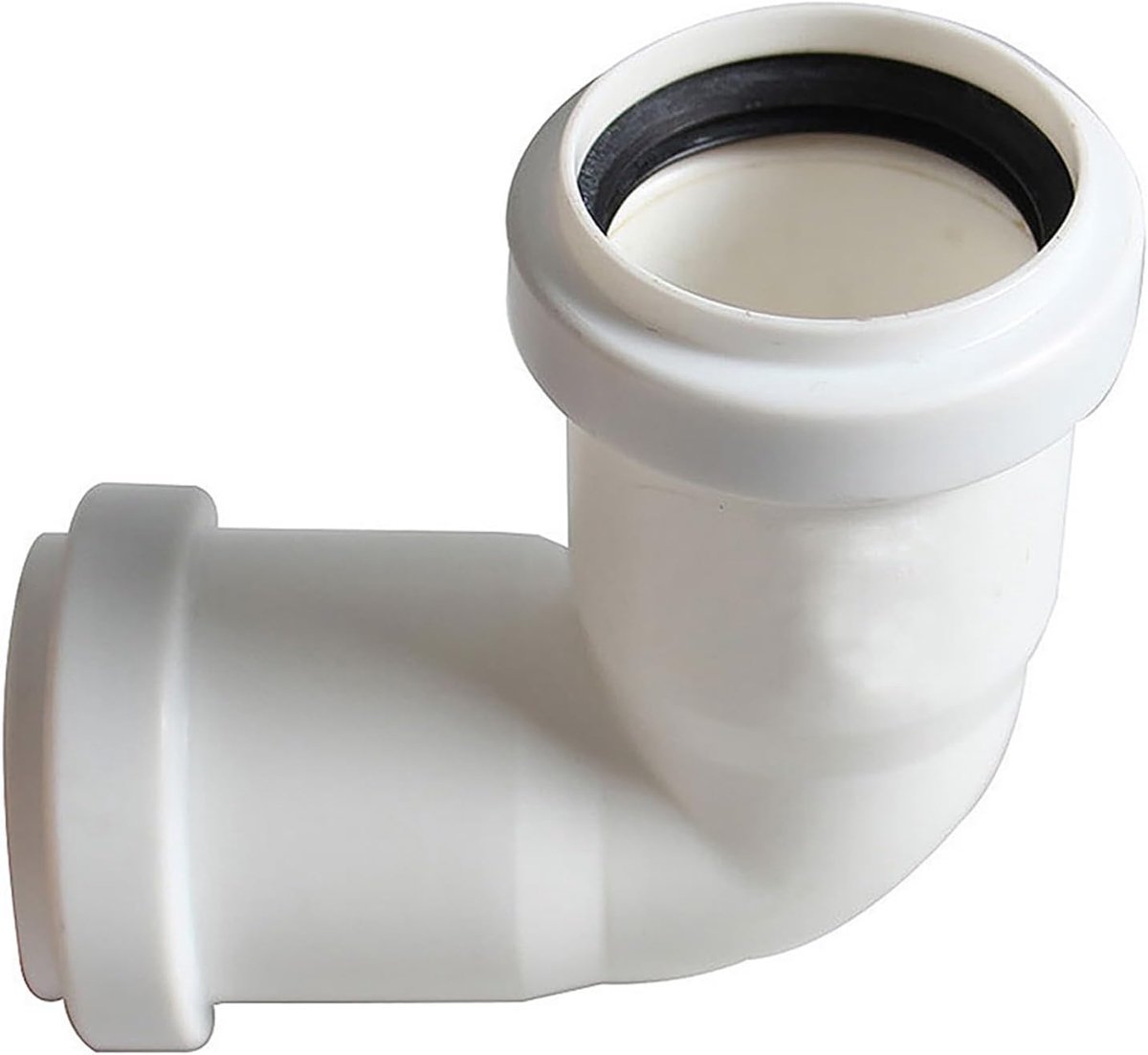 Afvoerbuis 90 Graden Bocht - 40mm Compressie - PVC/PP - Perfect voor Sinks en Afvoeren - ShopVlot