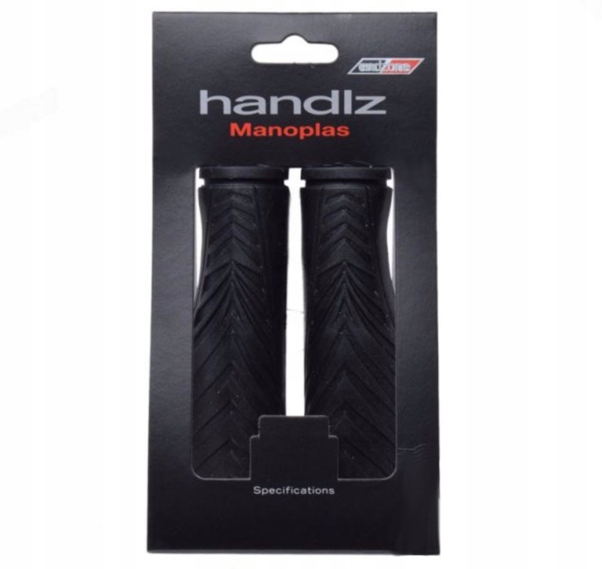 Velo Endzone Gel Stuurt grips 127mm Zwart-Grijs