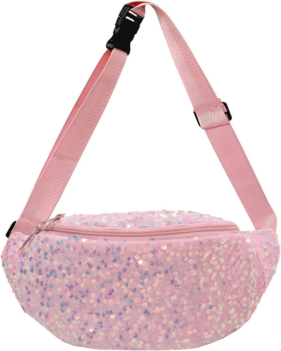 Heuptas met Sequins voor Vrouwen - Roze - Shiny Design - Ideaal voor Festivals - ShopVlot