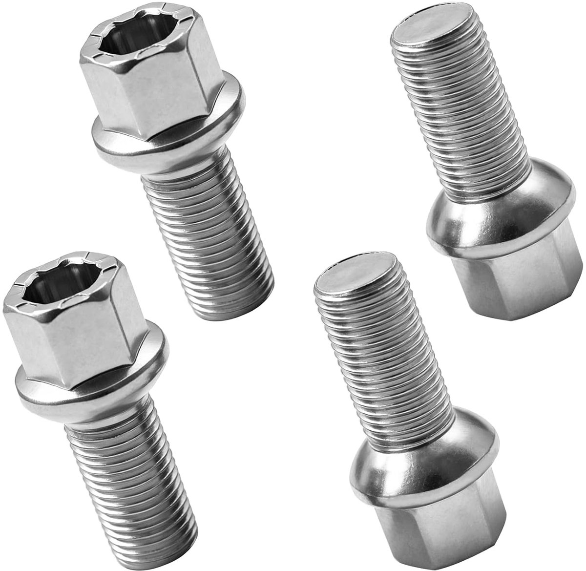 Wielbouten M14 x 1.5 28mm - Gelegeerd Staal - Tapered - Geschikt voor Audi en VW - m-winkel