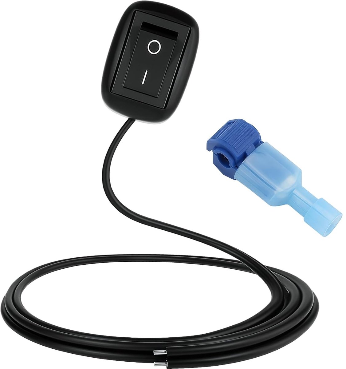 Auto schakelaar 12V DC - SPST aan/uit schakelaar - zelfklevend type - ideaal voor LED verlichting - ShopVlot