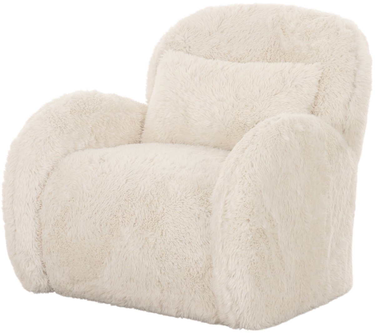 DÉJA Living Fauteuil Alta - Beige Fluffy - Zithoogte 42cm