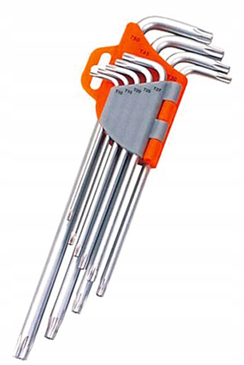 9-delige Torx Inbussleutel Set - T10 t/m T50