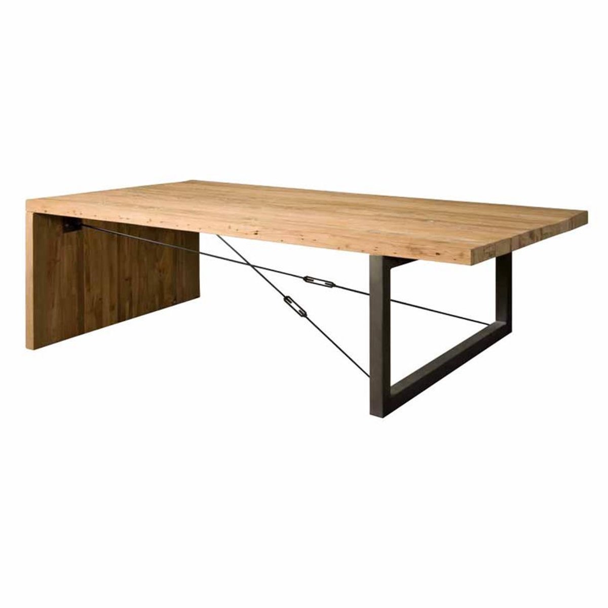 Tower Living Salontafel Lucca - Rechthoek Naturel Hout - 135x75x40cm