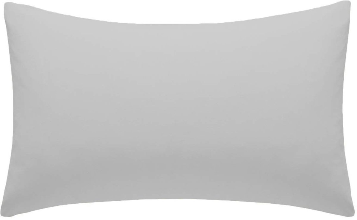 Kussenslopen 2 x - Polycotton - Luxe Zilver - Perfect voor slaapkamer - ShopVlot