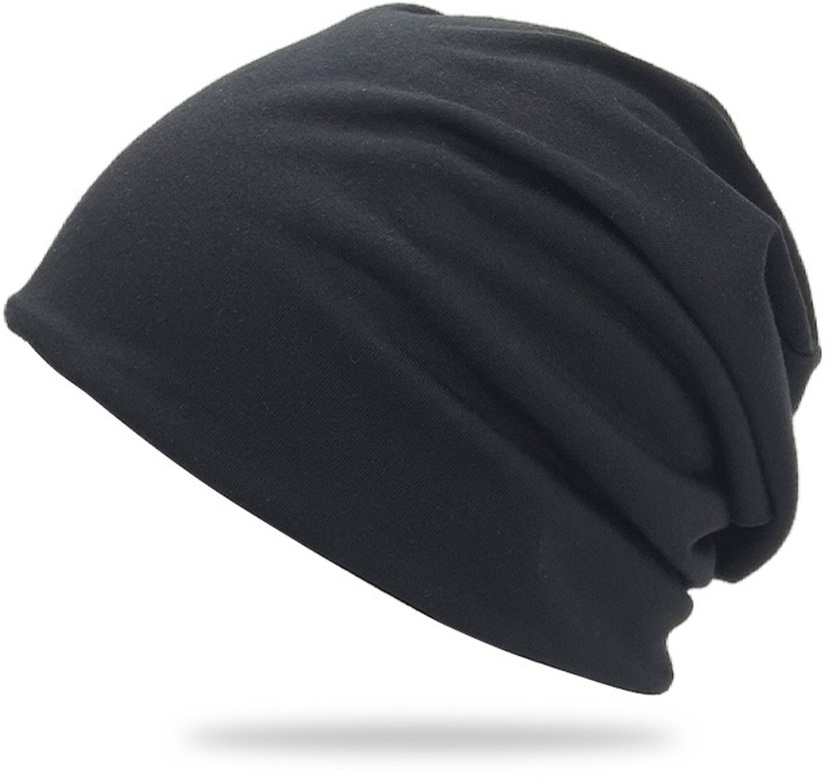 Daity Muts – Unisex – Loszittende gebreide muts – Lichtgewicht, loszittende muts zonder rand – Geschikt voor alle seizoenen – Kan gebruikt worden als hoofddeksel en slaapmuts (56-60 cm)