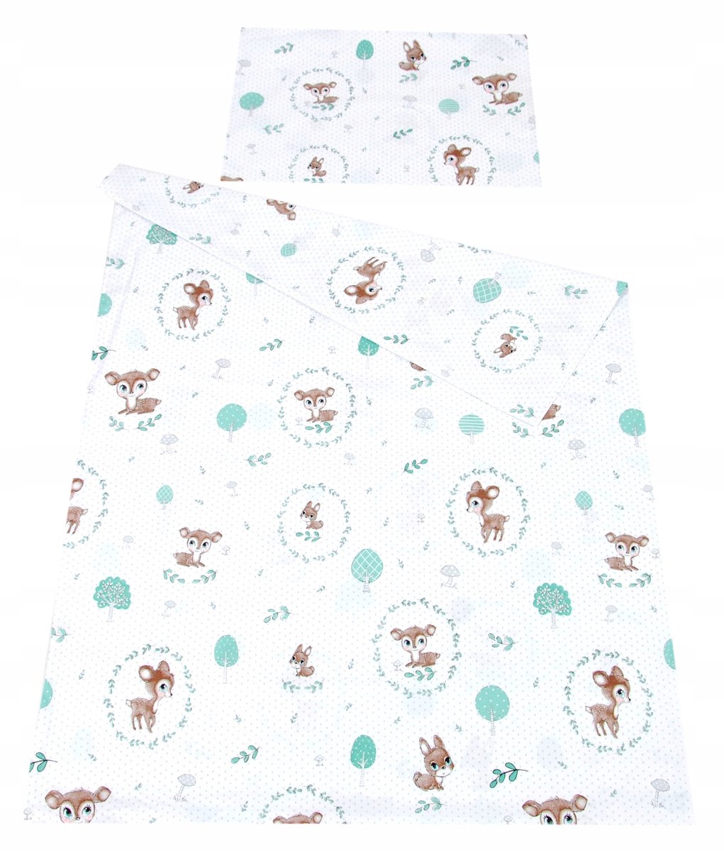 Merkloos Kinderledikant Beddengoed Set 2 Delig Katoen 100x135cm