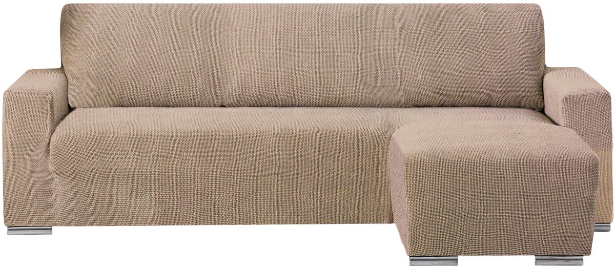 Hoes voor Hoekbank met Ottomaan MILAN - Beige