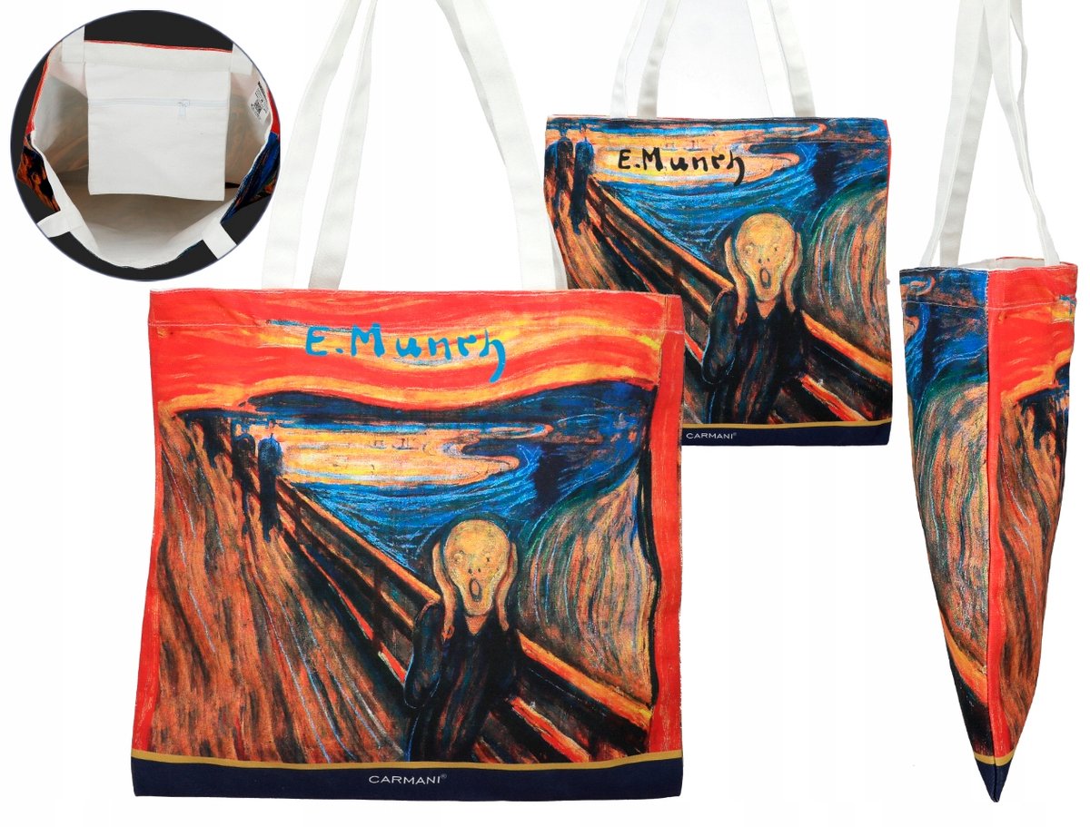 Edvard Munch Schreeuw Canvastassen - Stijlvol en Praktisch