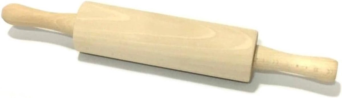 Houten deegroller 21cm - Mini formaat - Natuurlijke beukenhout - Ideaal voor kinderen - ShopVlot