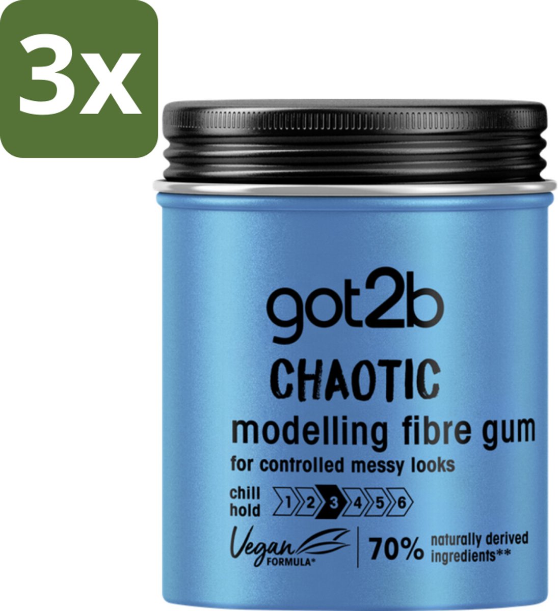 Got2B - Wax - Warhoofd - 100 ml - Bulkverpakking - 3 stuks