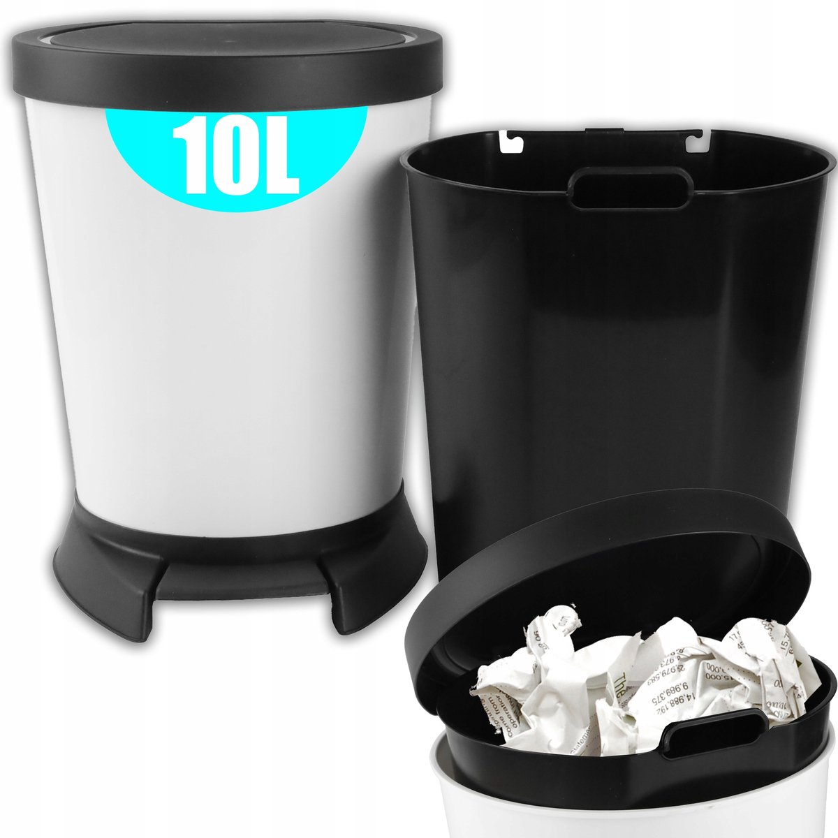 Prullenbak 10L met Pedaal - Stijlvol & Hygiënisch