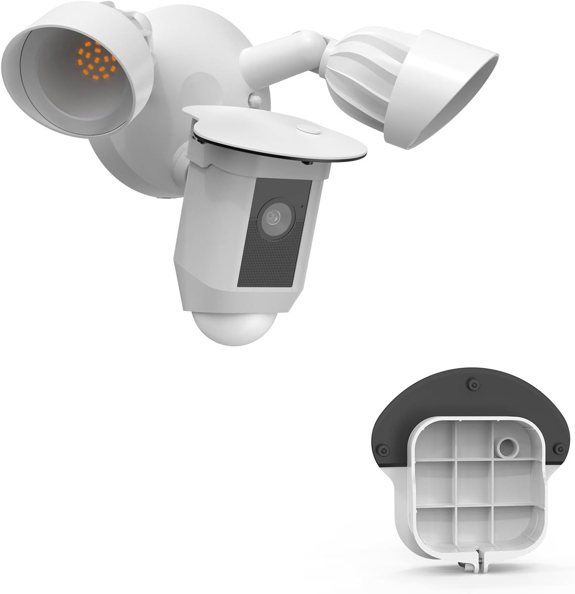 HOLACA Sun Rain Shade Camera Cover Kompatibel mit Rin g Floodlight Cam Wired Pro, White - ShopVlot