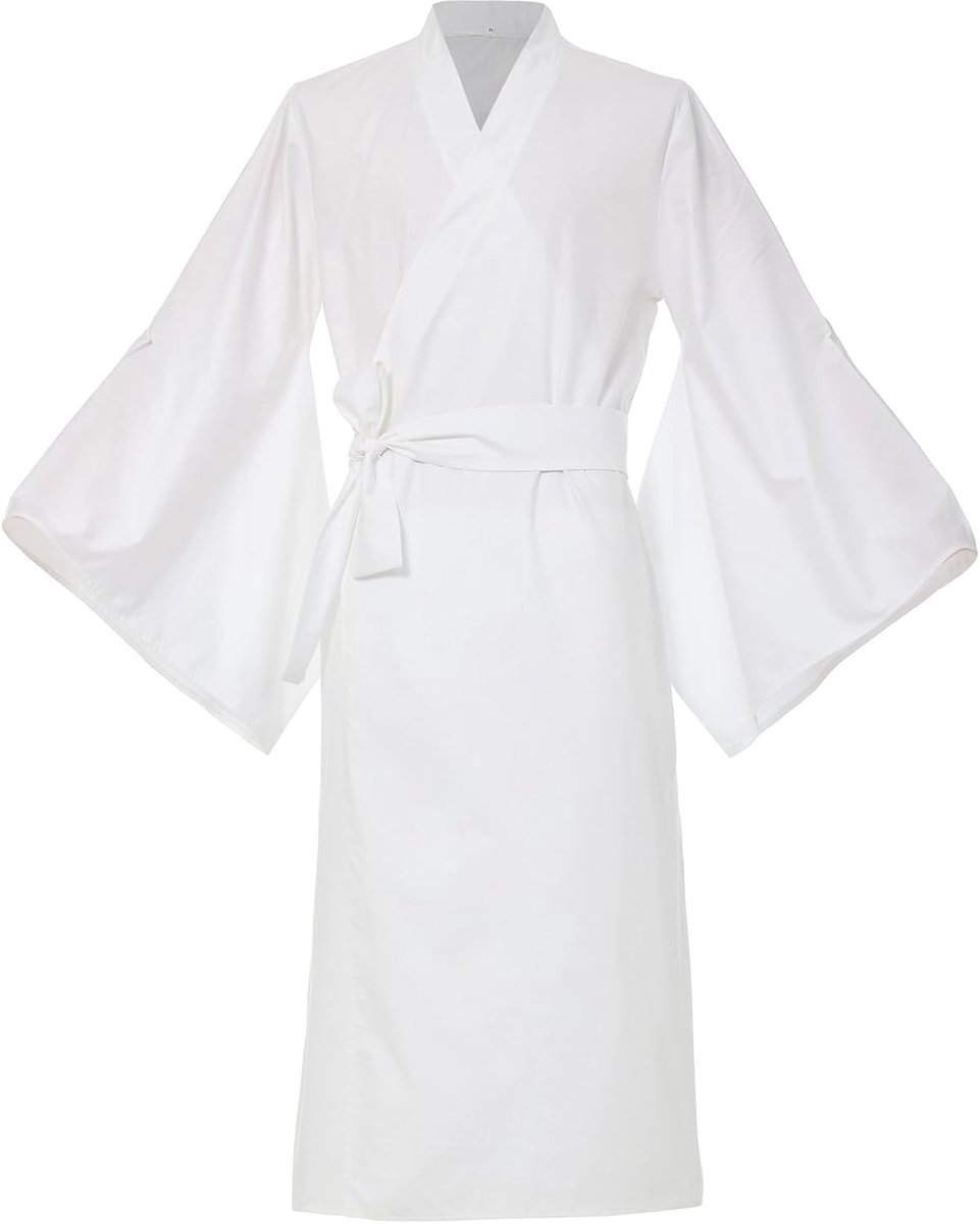 Men Japanese Traditional Yukata Kimono Bathrobe Cotton Bathrobe Home Robe Pajamas Sleepwear Bathrobe Bathrobe - ShopVlot