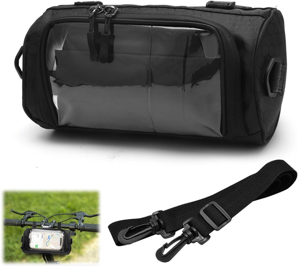 ZRNS® Stuurtas Fiets - Fietstas Elektrische Fiets - Racefiets - Waterbestendig - Telefoonhouder met Touchscreen