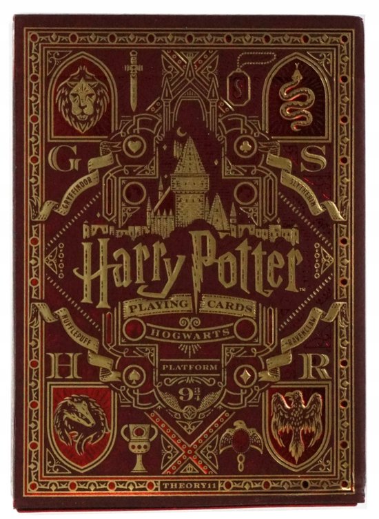 Harry Potter Gryffindor - Speelkaarten kaartspel - Rood