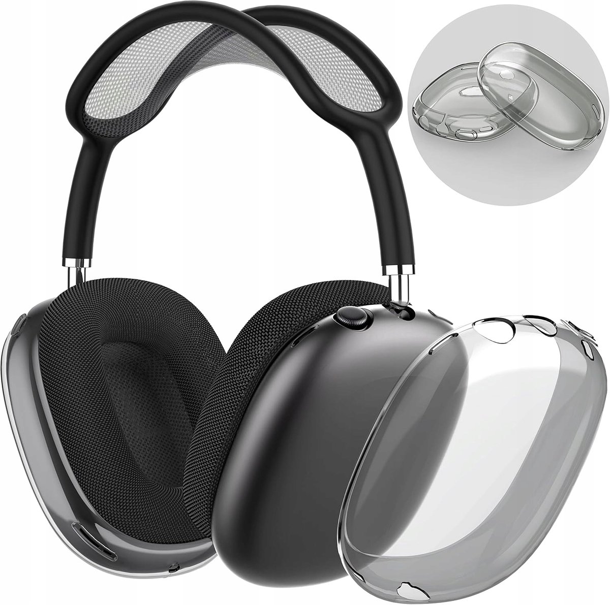 Beschermhoesjes voor Airpods Max - TPU Oorbeschermers (2 stuks)