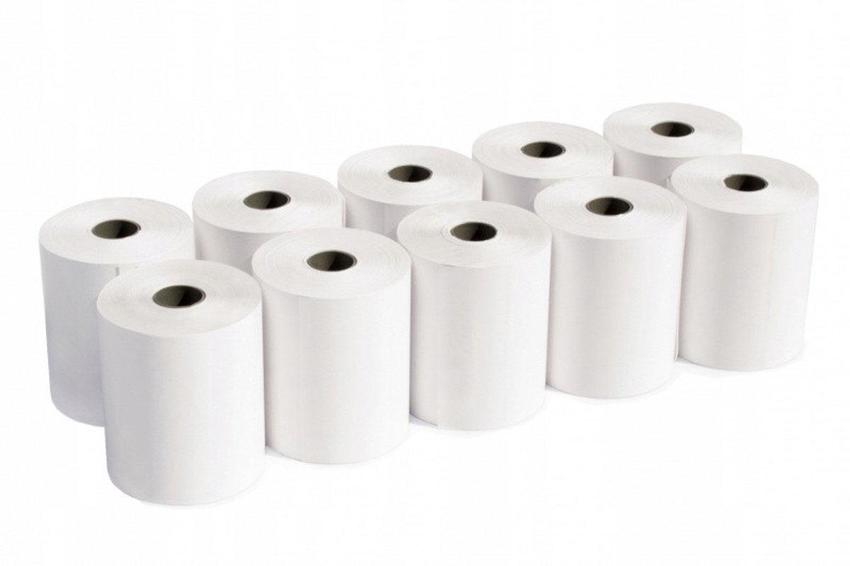 Thermogevoelige bonnenrollen 10 stuks - 57 mm x 25 m