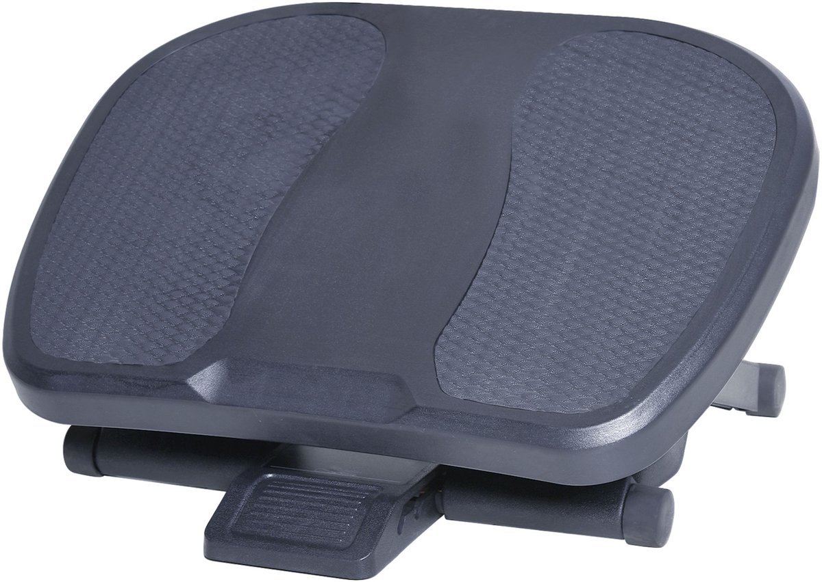 Voetensteun voor Bureau - Bureau accessoires - Verstelbaar - Antislip - Voetenbankje - Zwart