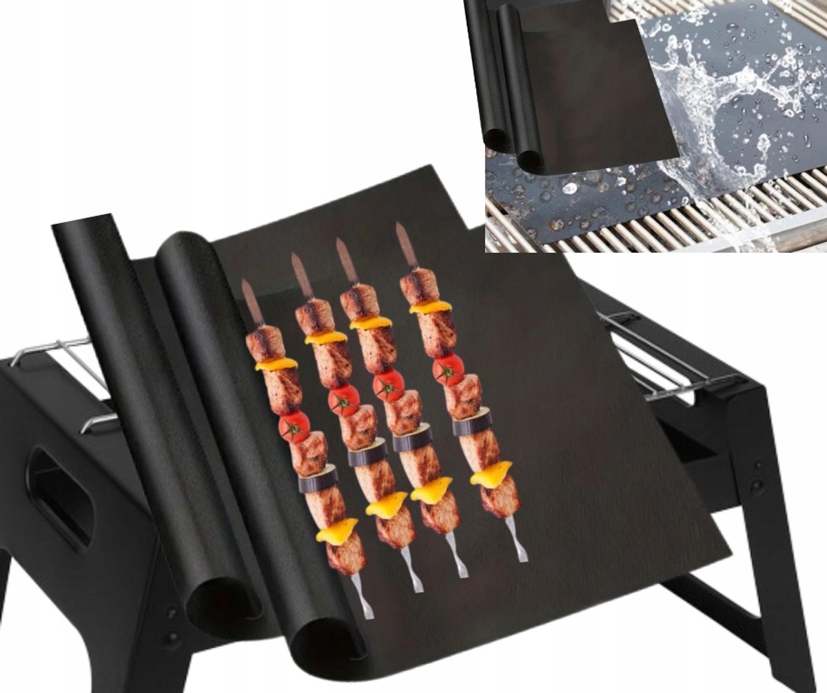 Flexibele Teflon Grillmat - Universeel - 2 stuks
