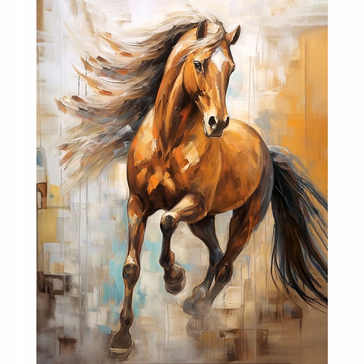5D Diamond Painting Kit met lijst - Paar 40x50 cm