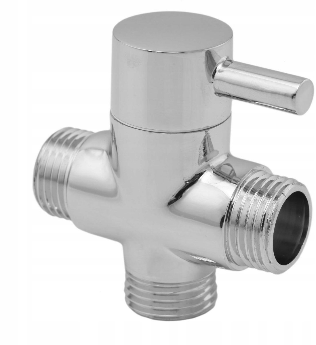 Merkloze Douche Functieschakelaar 3x 1/2" - Messing Verchroomd