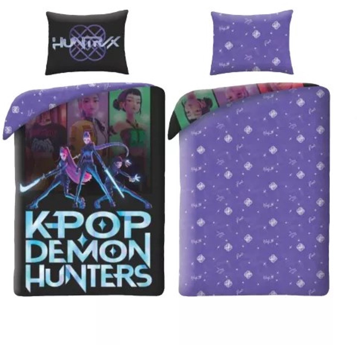K-pop Demon Hunters dekbedovertrek Down 140 x 200 cm - Polyester