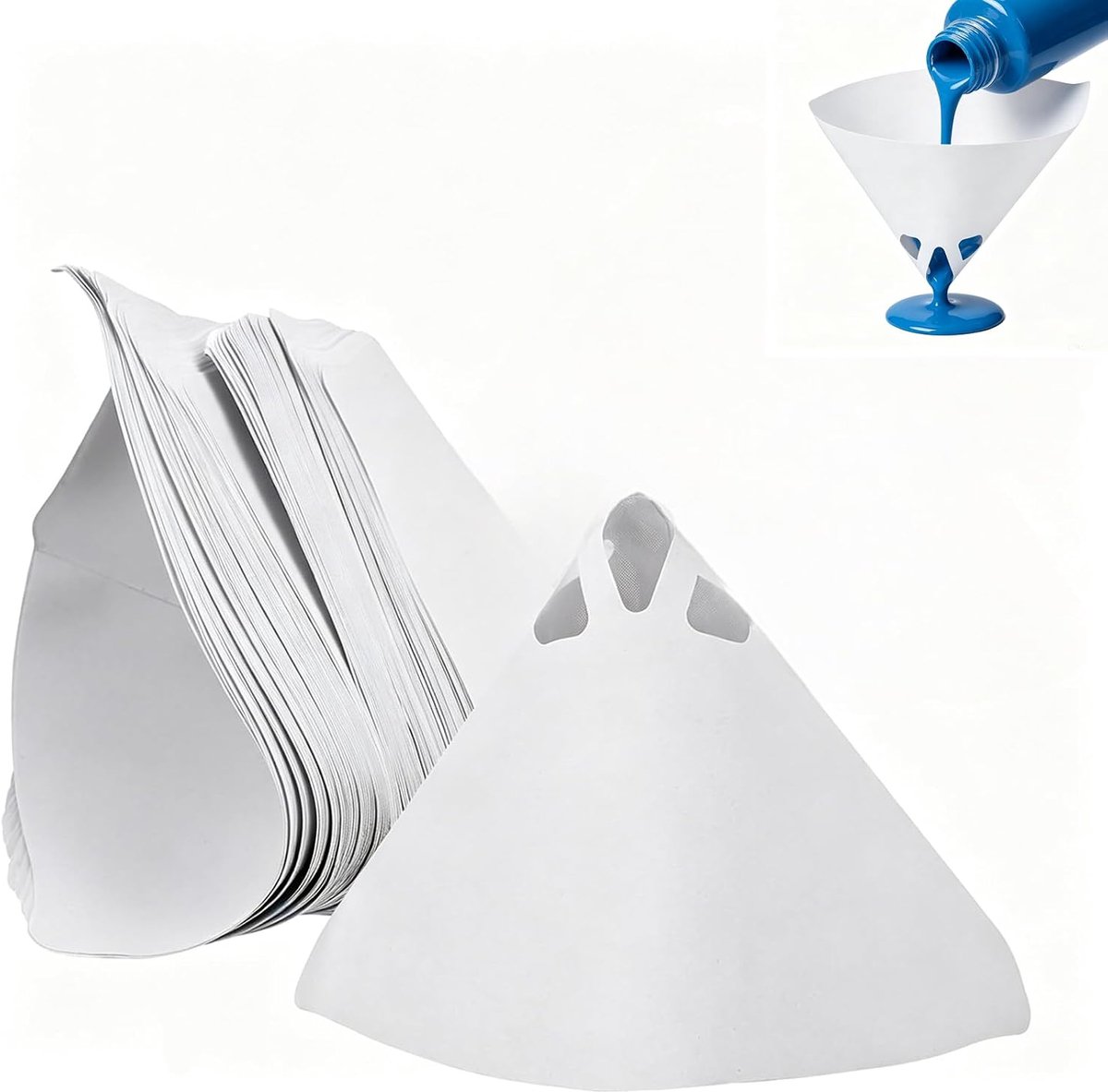 100 stuks Lakzeef Conisch Nylon 100 Mesh voor Spuitpistool - ShopVlot