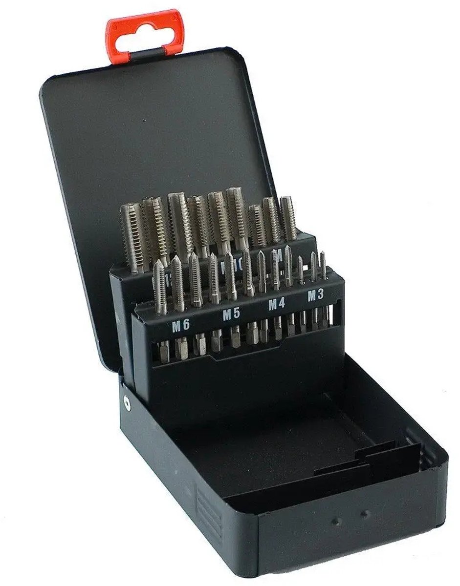 YATO 21-delige Tapset M3-M12 HSS Metaalbewerking