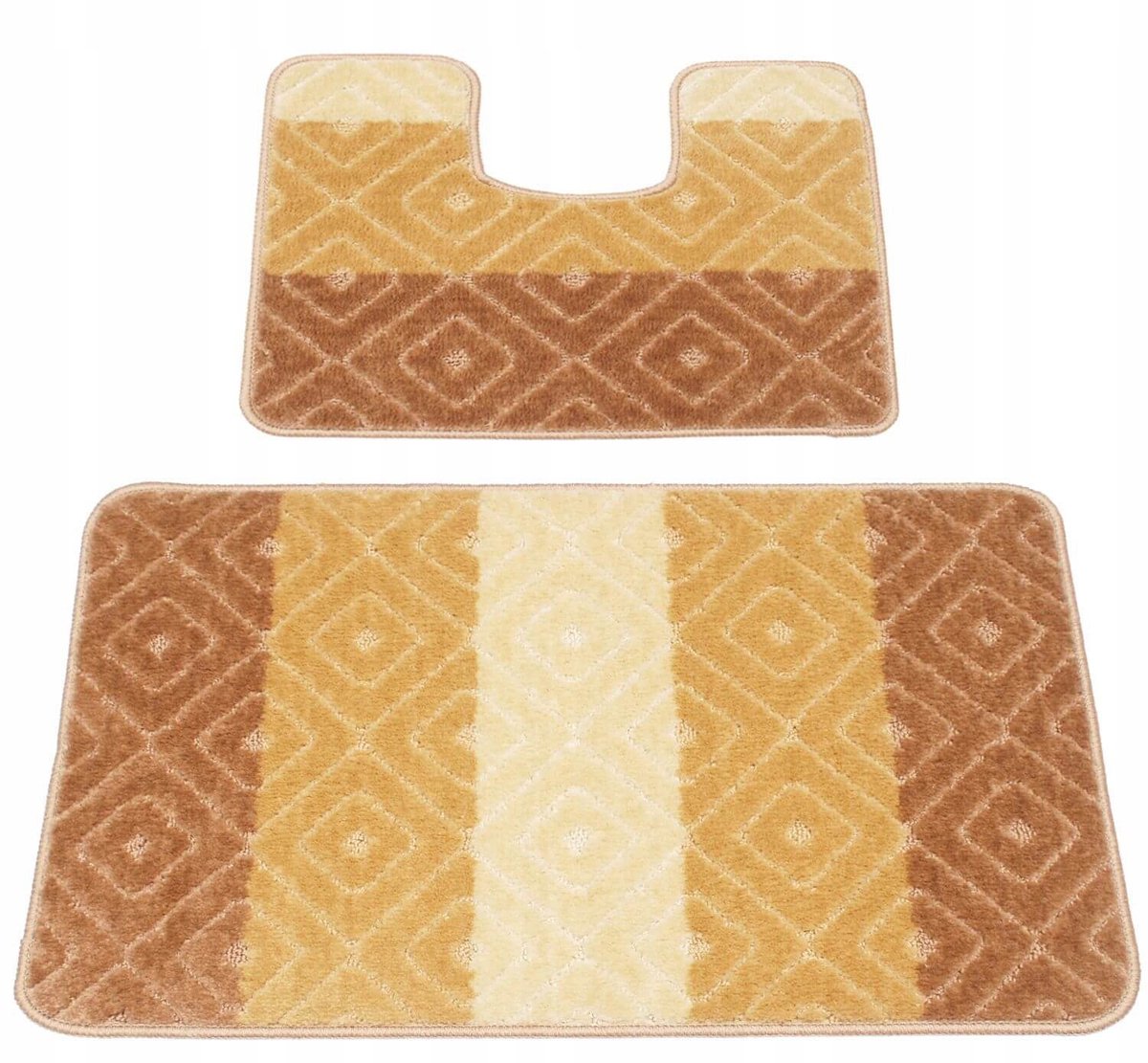 Zachte Antislip Badkamermatten Set - 2 Delig