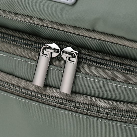 Brisby Koeltas 11 Liter - Lunchtas - Kolftas - Inclusief 2 Koelelementen - Dubbel Compartiment - 4-Laags Geïsoleerd - Waterafstotend - Misty Green van Brisby — afbeelding 2