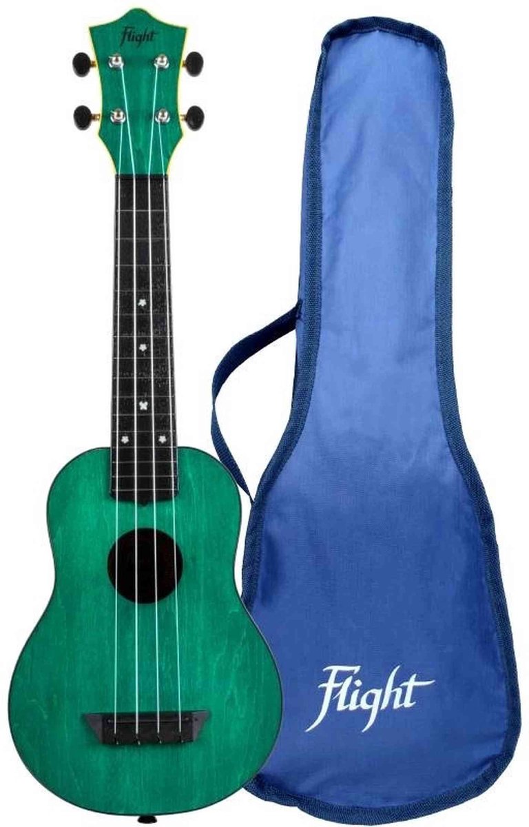 Flight Sopraan Ukelele - Travel Series - Groen - TUS35 GR