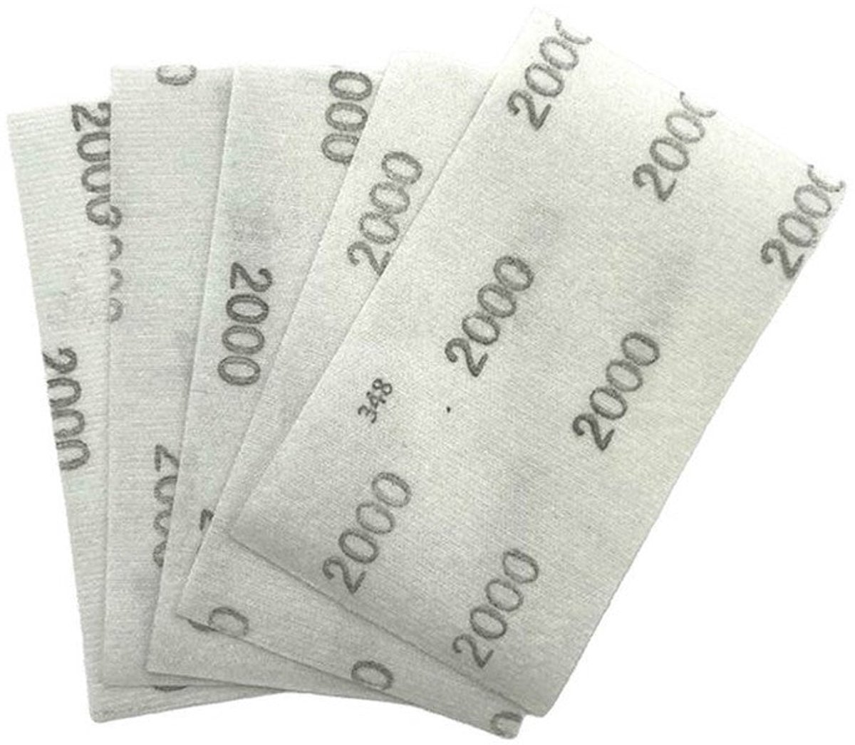 NitorLACK Flex Latex Schuurvellen 130 x 75 mm – Set van 5 stuks K2000