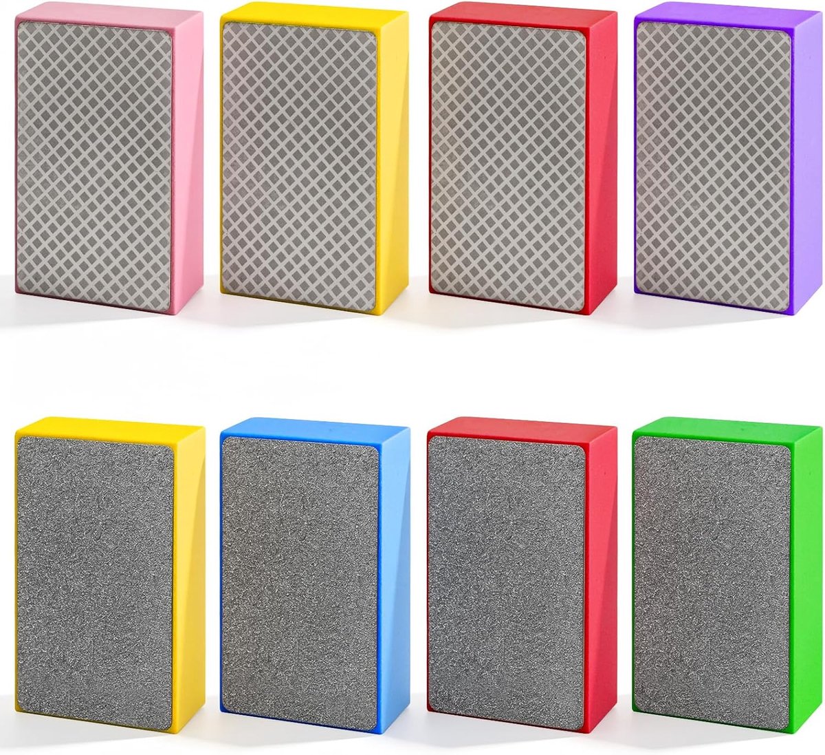 8-delige diamantschuurpadset, diamantschuurpad, handschuurpads, geschikt voor stenen tegels, glas en metaal en voor - ShopVlot