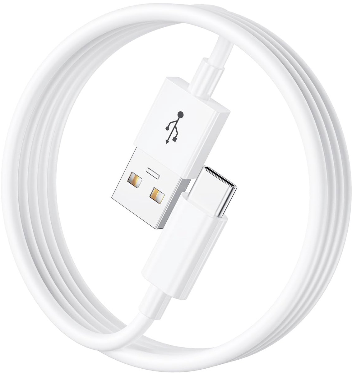 USB C-kabel, 3 A, snel opladen, 2 m, Carplay USB naar USB C, oplaadkabel type C voor iPhone 17 16 15 /Air/Plus/Pro - ShopVlot