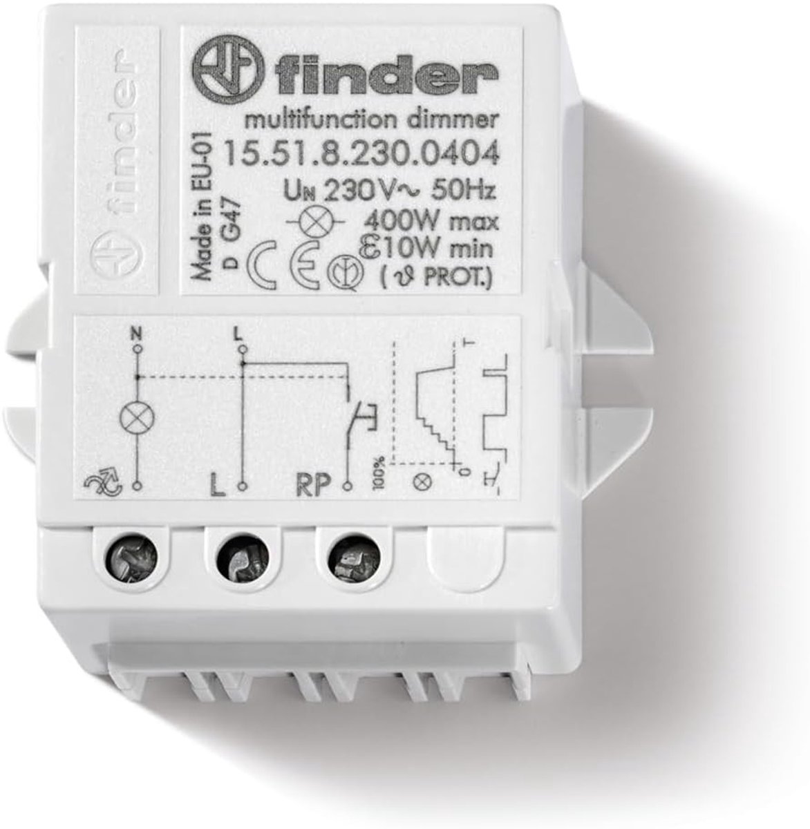 Inbouwdimmer - 400W - Dimbaar - Voor 230V Installaties