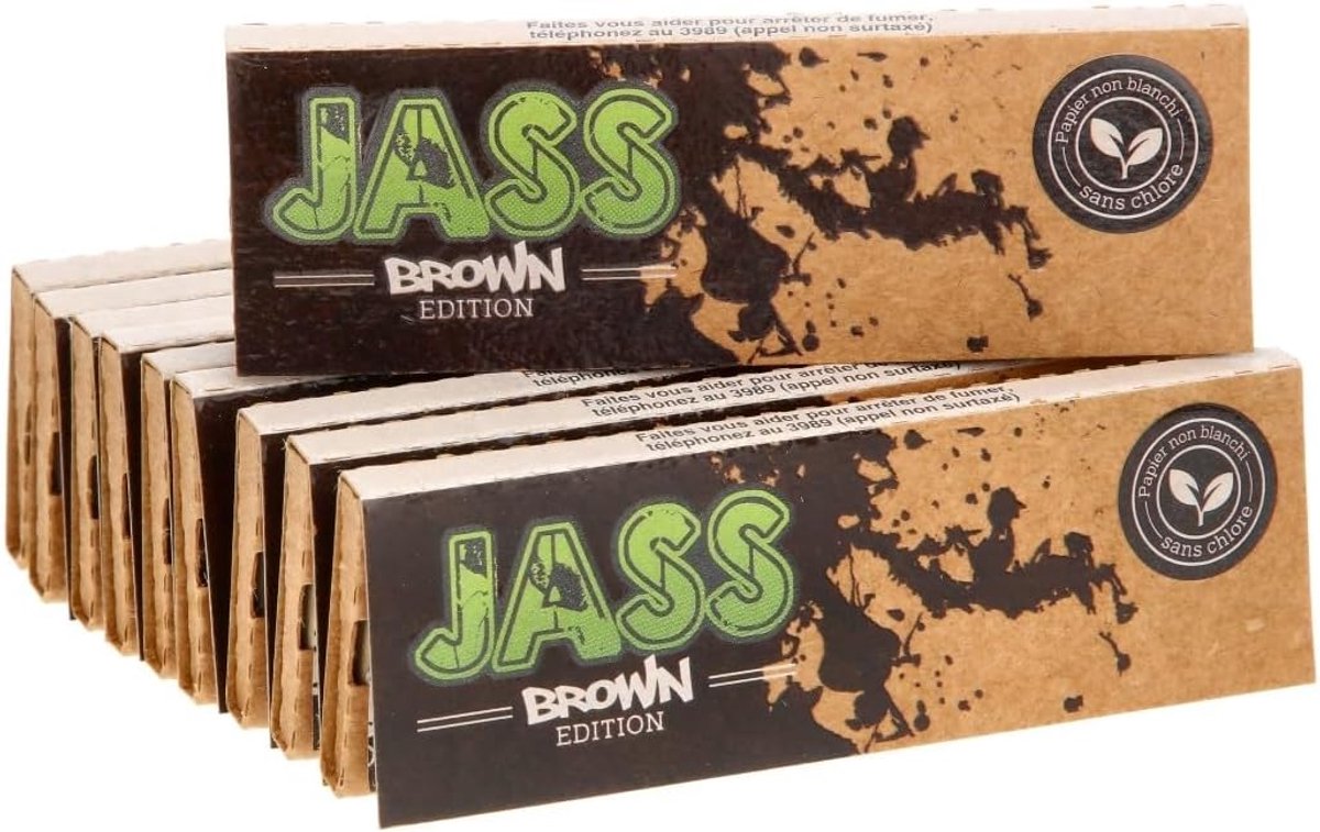 JASS BROWN 1/4 X10 ROLLEN – zonder nicotine en tabak - ShopVlot